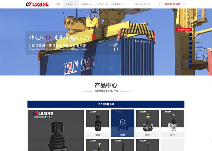 盛世传媒-立新起重开关厂-乐清网站建设